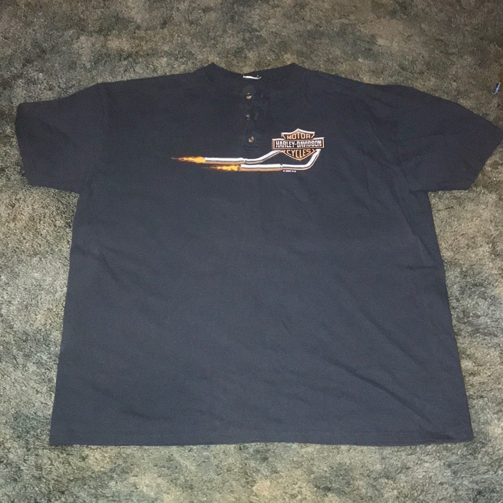 Harley-Davidson 2008 Men’s Badlands (Wall, South Dakota) 3 Button Shirt